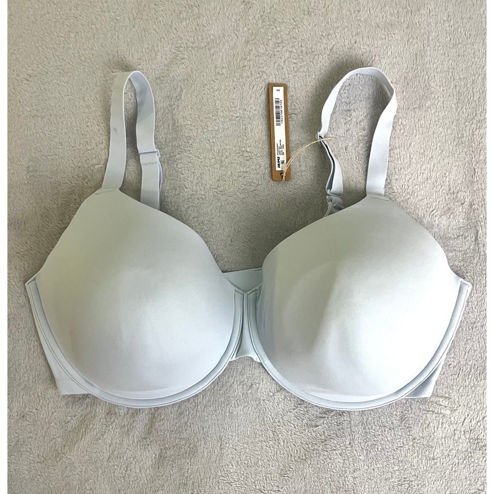 SKIMS Fits Everybody 42DDD T-Shirt Bra Opal Ice Blue BR-UWR-2294 NWT - Picture 1 of 6